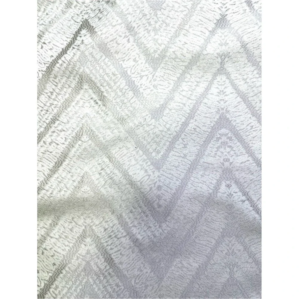 Set 3 Neutral Cream Ivory Paisley Chevron Throw Pillow Covers Only 18x18